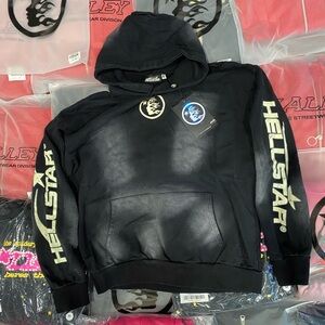 Hellstar Black Hoodie for Men